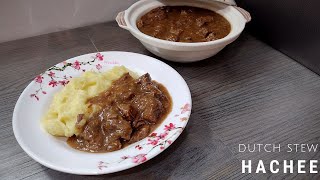 How To Make Hachee  Dutch Beef Stew [upl. by Yknarf]