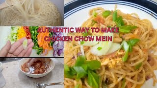 Authentic way to make Chicken Chowmein I if you need recipe 👍in comments ErumJit3t [upl. by Bury]