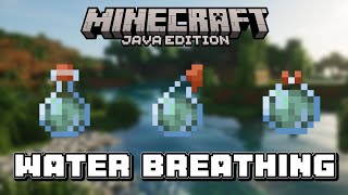 How To Make PotionSplashLingering Of Water Breathing In Minecraft [upl. by Lyndes]