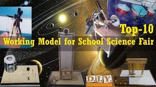 Top 10 Working Model for School Science Fair [upl. by Pyne170]