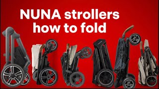 Nuna Strollers How to Fold [upl. by Nessim480]