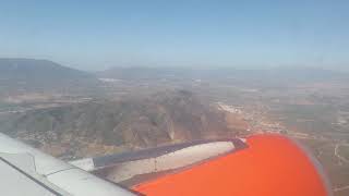 Take off Malaga Airport  Landing Gatwick Airport  Easyjet [upl. by Constantia]