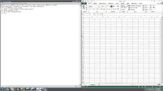 1  Python and Excel using win32com  Hello World [upl. by Gulick]