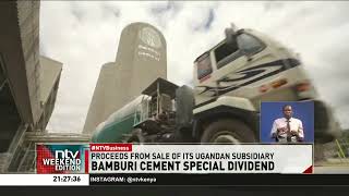 Bamburi Cement shareholder set for a special dividend of 1825 shillings per share [upl. by Tomaso]