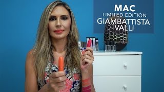 MAC Rossetti Limited Edition GIAMBATTISTA VALLI  Swatches [upl. by Stanton]