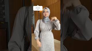 Trend gamis lebaran ootd gamis [upl. by Nilyak]