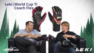 2016 Leki World Cup Ti and Coach Flex Glove Overview by SkisDotCom [upl. by Pearla]