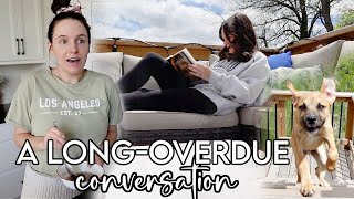 VLOG long overdue conversation new wayfair furniture  baking fail [upl. by Oiramej]