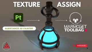 Class  18 🛠️ Assigning Textures from Substance Painter to Marmoset Toolbag 4 [upl. by Cartwell]