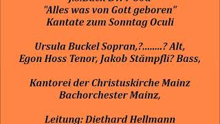 Bach Kantate BWV 80a Alles was von Gott geboren Diethard Hellmann [upl. by Anauqat125]