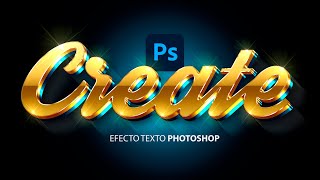 Efecto letras 3D photoshop [upl. by Einnalem277]