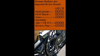 Dorman Replacement Radiator Fan for Mustang GT Review and install Shorts [upl. by Tarrsus]