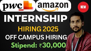 PWC Internship  Latest Internship Opportunities 2024  Cyber Security Internship internship [upl. by Ik754]