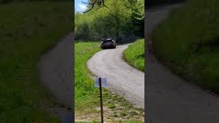 Neuville crashes Hyundai during test Rally1 WRC RallyCar Rally Hyundai Rallying Shorts [upl. by Deerc]