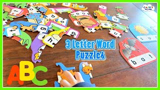 Learning ABC’s Solving Three Letter Word Puzzles For Kids [upl. by Imekawulo]