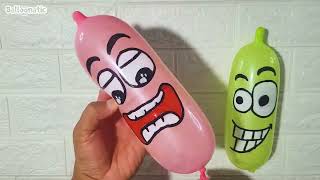 Making Slime With Funny Balloons  Satisfying Slime Video 126 [upl. by Nosirb]