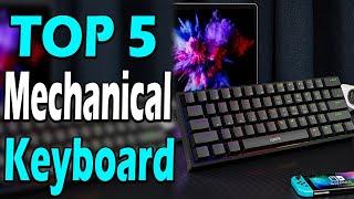 TOP 5 Best Mechanical Gaming Keyboard Review In 2024 [upl. by Alvan]