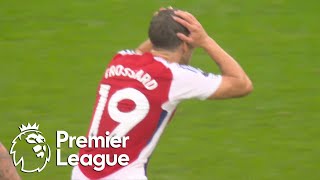 Arsenals Leandro Trossard sent off for second yellow against Man City  Premier League  NBC Sports [upl. by Mallory966]