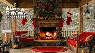 Relaxing Christmas Music 🎄 Piano Christmas Songs 🔥 Christmas Ambience [upl. by Sanjiv]