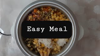 How to cook one pot meal instantly  Easy rice cooker recipe  Easy Meal Pinoy [upl. by Ty]