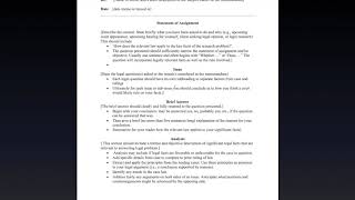 How to Write a Legal Analysis Memorandum [upl. by Soalokcin908]