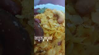 Oats poha chivda recipe  poha snack recipe🤌😋🤤🤤 shorts indiansnacks teatimesnacks eveningsnacks [upl. by Freemon595]