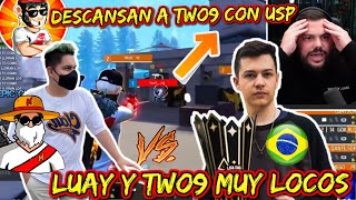 TWO9 vs LUAY y MEGO😱DESCANSAN CON USP a TWO9 DE BRASIL Y ZELIKA NO PUEDE CREERLO [upl. by Aikar]