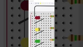 TinkerCad Traffic Light Tutorial with Arduino arduino tinkercad education arduinoprogramming [upl. by Trocki]