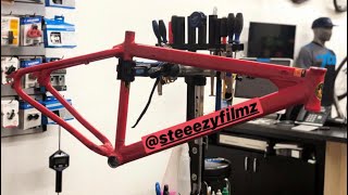 The Fast Ripper is getting Powdercoated  Disassembling the bike [upl. by Meehyr]