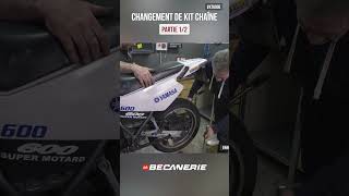 Comment changer son kit chaîne moto  partie 1  MINUTES MECA [upl. by Jorry569]