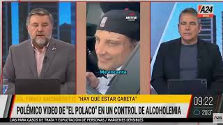 EL TEST DE ALCOHOLEMIA AL POLACO Y UN CHOQUE A UNA FIAMBRERÍA [upl. by Nnav]