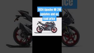 Apache RR 310 2024 updates and on road price bikelover apacherr newbike [upl. by Gnut]