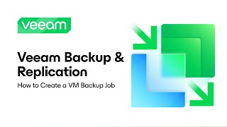 Veeam Backup amp Replication How to Create a VM Backup Job [upl. by Jada866]