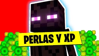 🧠 ¡APRENDE Como hacer una granja de endermans en Minecraft Bedrock 121 FÁCIL [upl. by Aihtiekal]