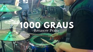 1000 Graus  Renascer Praise  Drum Cover  Henzo Benhozzi amp Banda Agnus  🙏 ❤️ [upl. by Chiaki229]