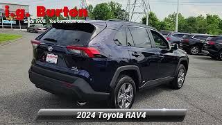 Used 2024 Toyota RAV4 Hybrid XLE Glen Burnie MD S243781A [upl. by Nihi]