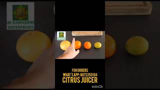 CITRUS JUICER  ELECTRICsrikamadenuenterprises6284 [upl. by Keg666]