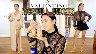 Valentino Rockstud Heels Unboxing [upl. by Grew182]