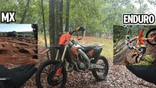 ENDURO OR TRACK 2 STROKE  TRAIL RIDING  GOOFIN AROUND  CR125R DIRTBIKE [upl. by Alesi883]