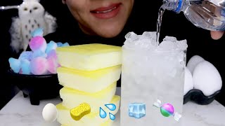 ASMR EMOJI ICE FAST EATINGJUST BITES 824 [upl. by Rawdan115]