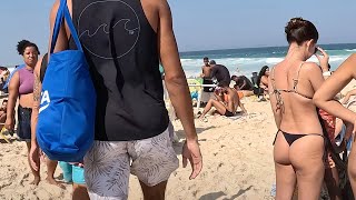 Leblon Beach Walk Tour  Welcome to Rio de Janeiro [upl. by Ymirej]