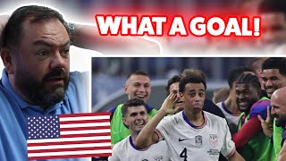 BRITS React to Highlights  Mexico vs United States  202324 Concacaf Nations League Final [upl. by Ahsie]