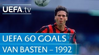 Marco van Basten v Göteborg 1992 60 Great UEFA Goals [upl. by Perretta]