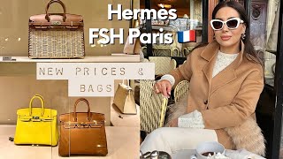 Hermes New Prices amp Bag Styles Mini Kelly Picnic Jypsiere Lindy Birkin  Paris FSH Shopping Vlog [upl. by Hsiekal]