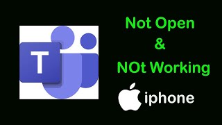 Fix Microsoft Teams App Not Working amp Not Open Problem on iPhone  Microsoft Teams Not Open on Ios [upl. by Saisoj495]