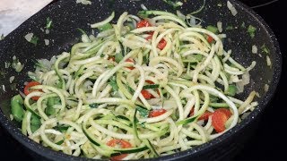 Easy Veggie Zucchini Noodles HEALTHY VEGAN GLUTEN FREE [upl. by Pauiie504]