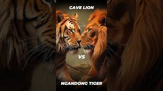 Cave Lion Vs Ngandong Tiger  Who Is More Powerful shortvideo youtubeshorts shorts [upl. by Marina]