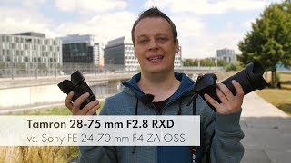 Tamron 2875 mm F28 vs Sony FE 2470 mm F4  Standardzoom für Sony EMount im Vergleich Deutsch [upl. by Noek]