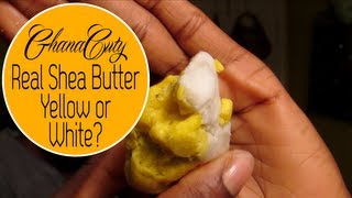 What Color Is Real  Raw Shea Butter [upl. by Bamberger]