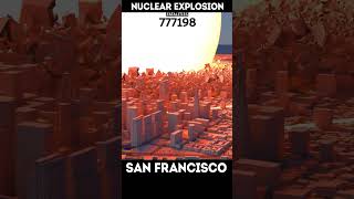 Nuclear explosion in San Francisco [upl. by Freddi]